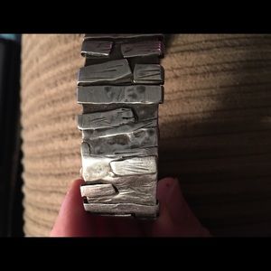 Artisan sterling silver bracelet